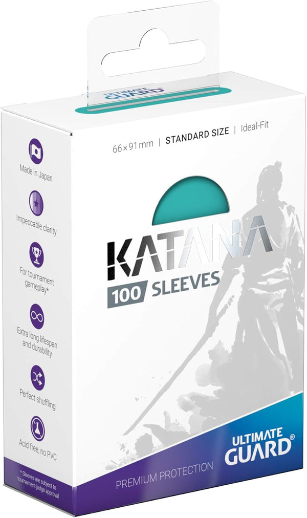 Ultimate Guard - Katana Sleeves Standard Size (Turquoise)
