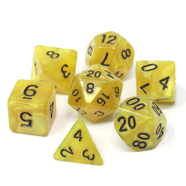 Die Hard: Poly RPG Dice Set: Gold Doubloons