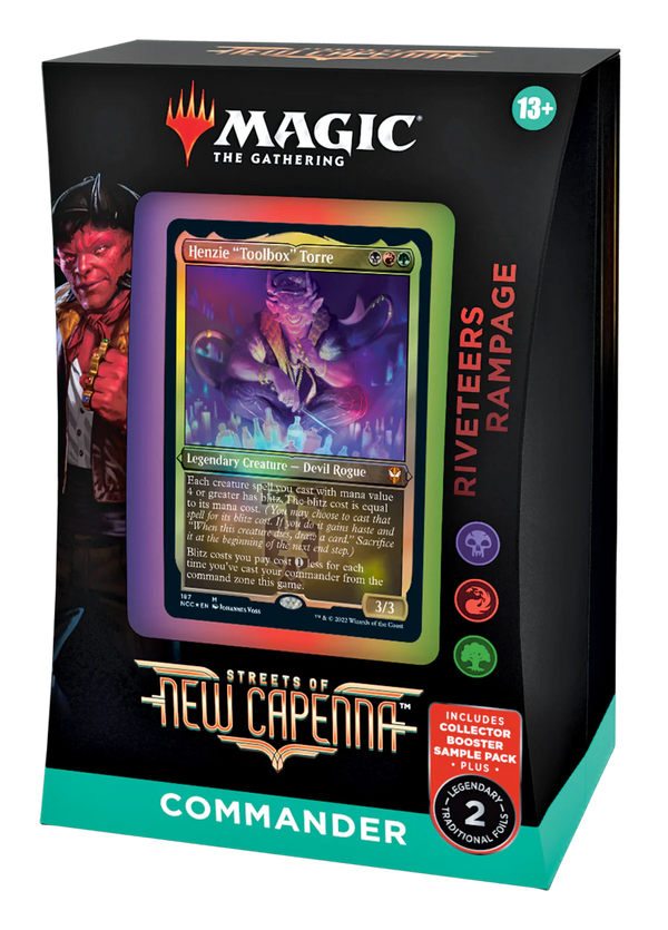 STREETS OF NEW CAPENNA - COMMANDER DECK - RIVETEERS RAMPAGE
