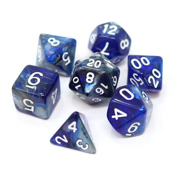 Die Hard Poly RPG Dice Set: Cold Iron