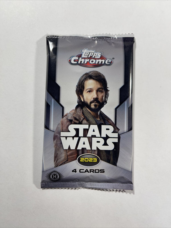 2023 Topps Chrome Star Wars Factory Sealed HOBBY PACK