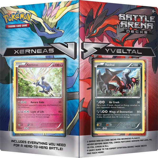 Pokemon XY Xerneas vs Yveltal 2-Player Battle Arena Decks