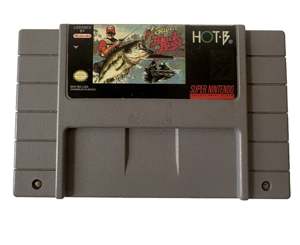 USED*****    Bassins Super Black Bass (Super Nintendo, SNES)