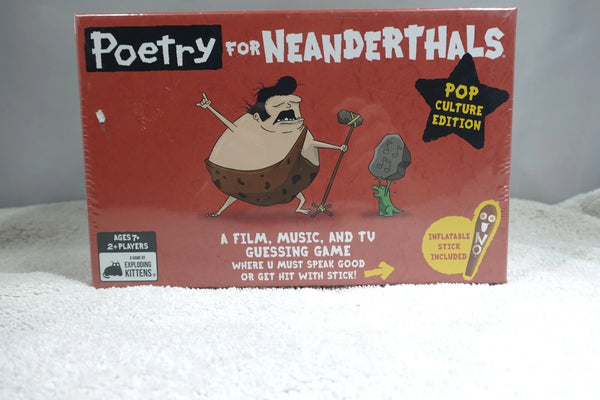 Poetry For Neanderthals Card Game Party Game Pop Culture Edition