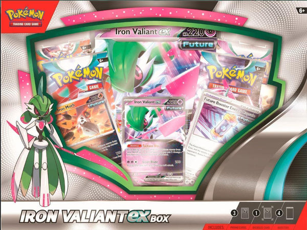 Pokemon TCG: Roaring Moon/Iron Valiant EX Box