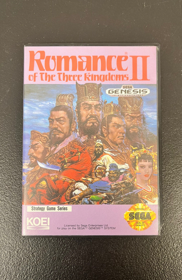 USED ******* Romance of the Three Kingdoms II (Sega Genesis, 1992)