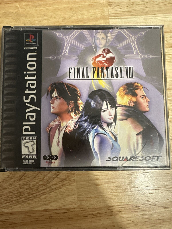 USED *** Final Fantasy VIII PS 1 PlayStation 1 Game -4 Discs Very Clean