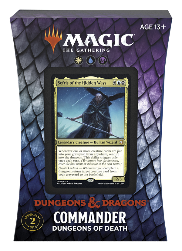 D & D: Adventures in the Forgotten Realms - Commander Deck Dungeons of Death
