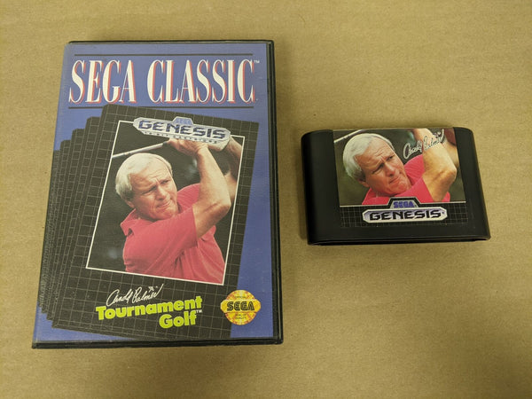 USED**********  Arnold Palmer Tournament Golf (Sega Classics) Sega Genesis Cartridge and Case