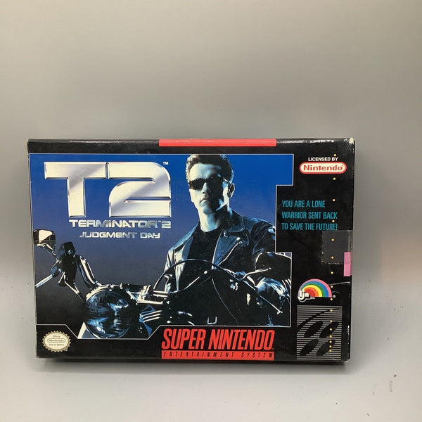 USED ***** T2 Terminator 2 Judgement Day Super Nintendo SNES missing manual