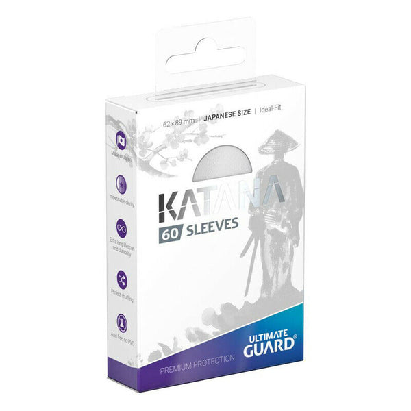 Ultimate Guard 60 Japanese Size Katana Sleeves Pouches White