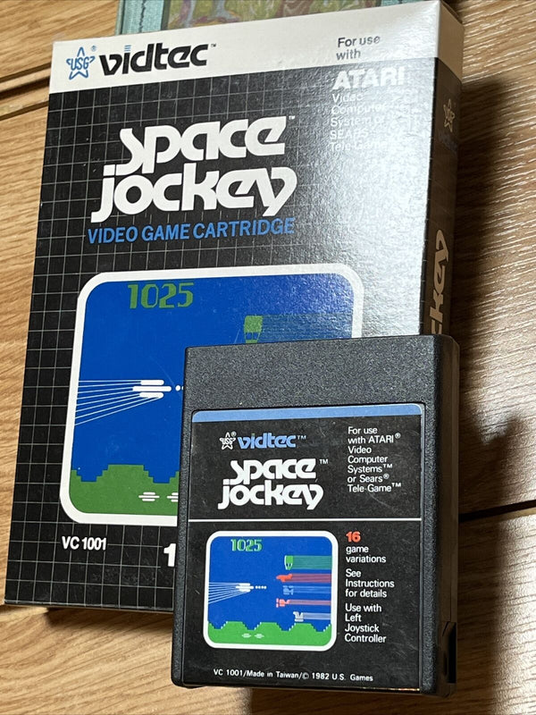 USED ******    Space Jockey-- Atari 2600 Video Game by Vidtec 1982