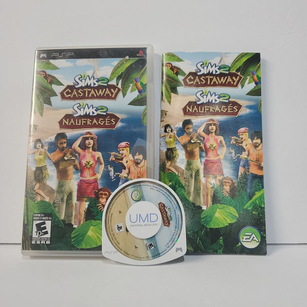 USED ******  SIMS 2: CASTAWAY (SONY PSP) Complete