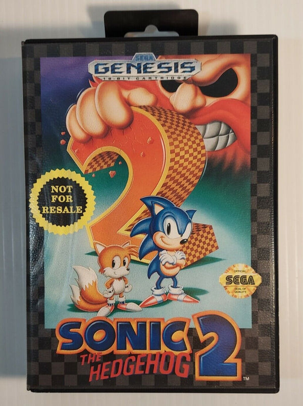 USED *******   Sonic The Hedgehog 2 Sega Genesis Complete CIB Tested