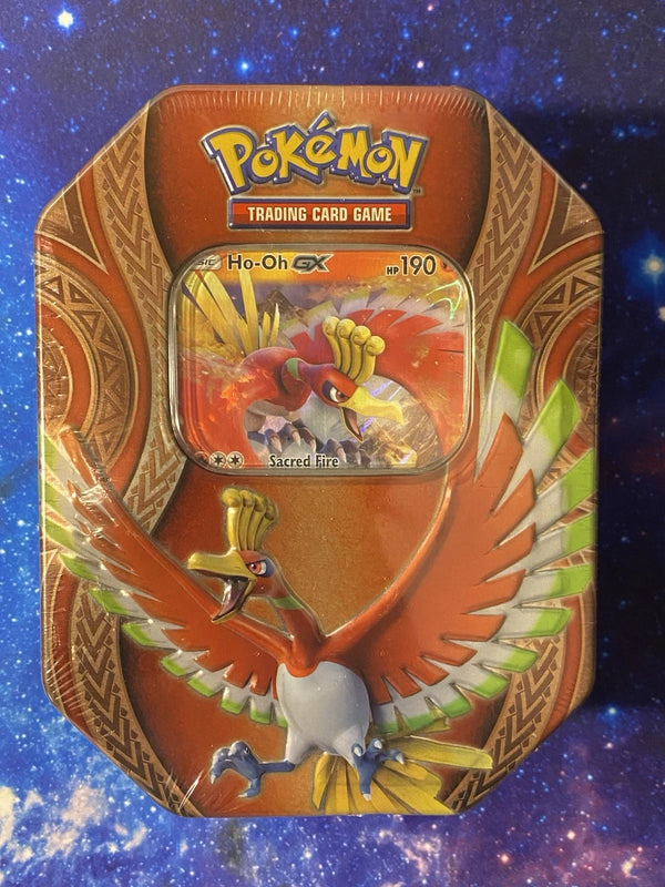 POKEMON TCG Ho-Oh GX Mysterious Powers Collector Tin