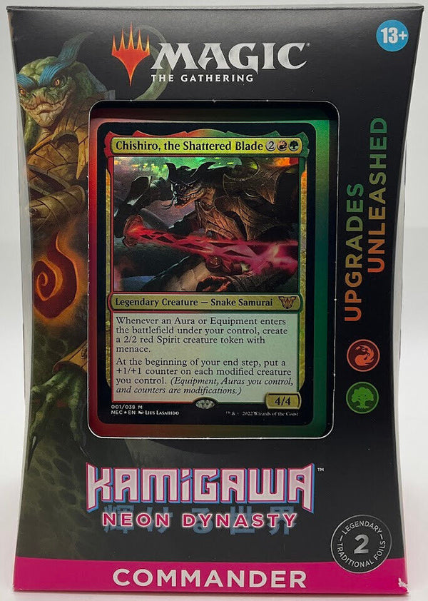 Magic the Gathering: Kamigawa Neon Dynasty Commander deck Upgrades Unleashed