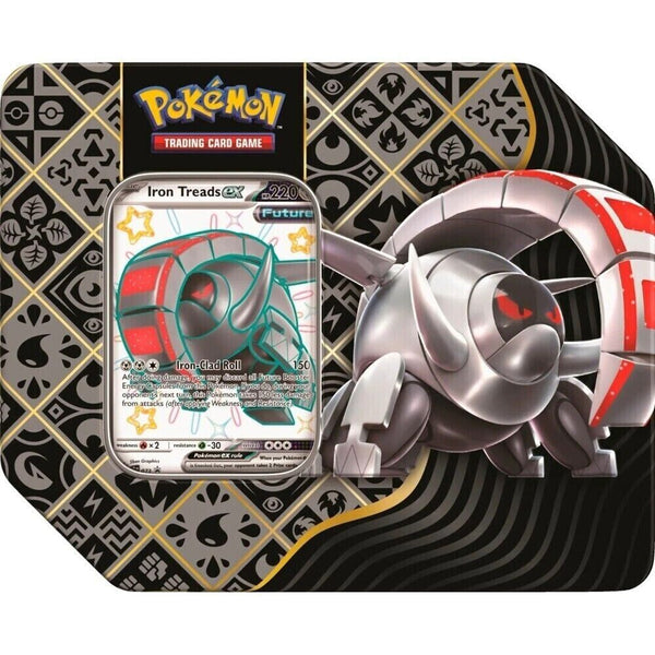 Pokemon Scarlet & Violet Paldean Fates Iron Treads Tin