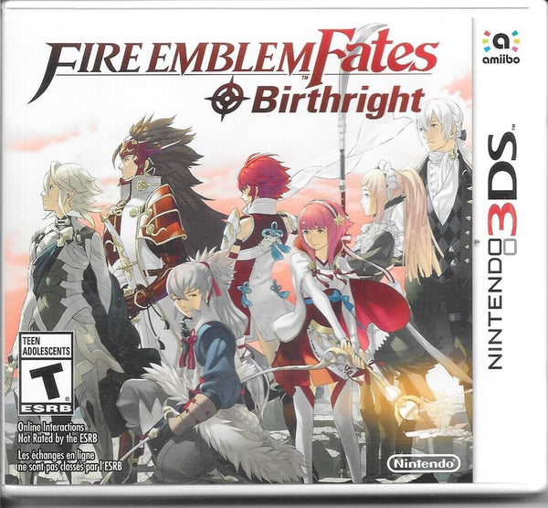 USED*****   FIRE EMBLEM-FATES BIRTH-Nintendo 3DS