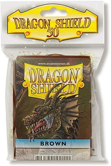 Dragon Shield Sleeves (50ct) - Brown