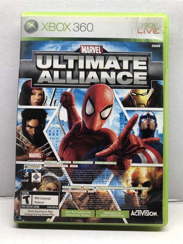 USED******   Marvel: Ultimate Alliance/Forza Motorsport 2 (Xbox 360, 2007)
