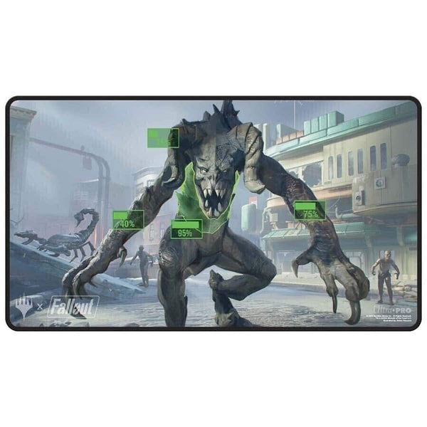 Fallout V.A.T.S. Black Stitched PLAY MAT PLAYMAT ULTRA PRO