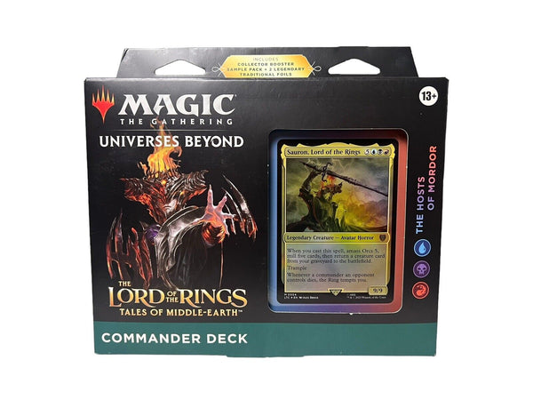 Magic the Gathering Lord of the Rings Commander Deck Hosts Of Mordor