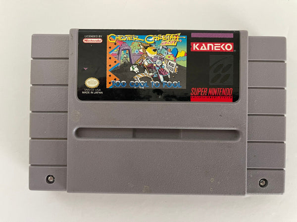 USED******   Chester Cheetah Too Cool To Fool (Super Nintendo, SNES)