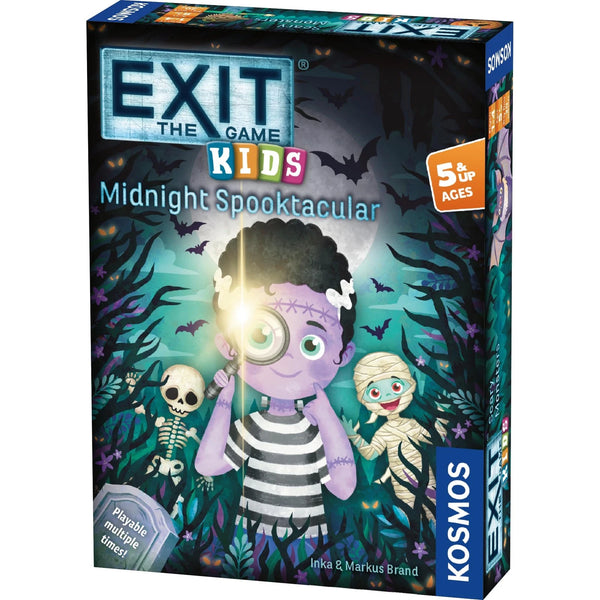 EXIT: The Game - Kids - Midnight Spooktacular, Fun Puzzle Mystery, Cooperative,