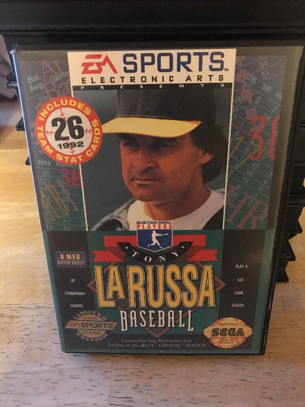 USED******    Tony La Russa Baseball (Sega Genesis, 1993)
