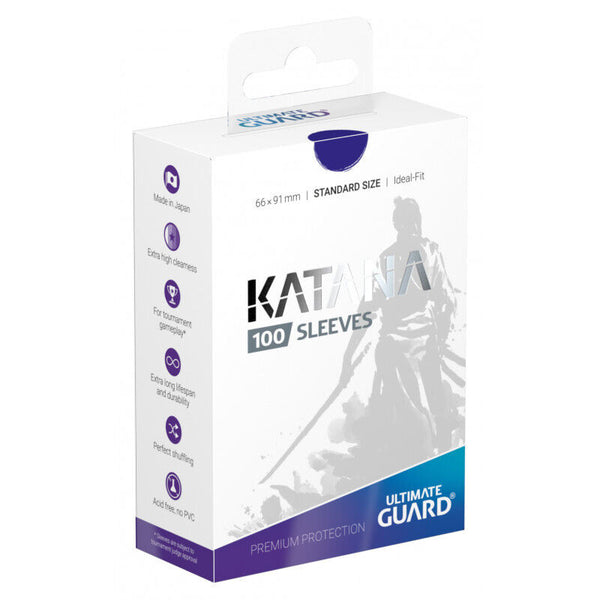 Ultimate Guard Katana Sleeves (100ct) Standar Size - Blue