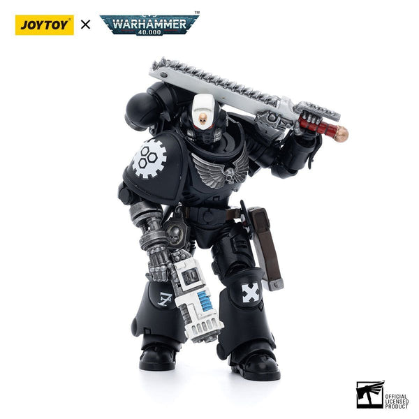 JoyToy Warhammer 40K: Iron Hands Assault Intercessors Sergeant Kalock 1:18 Scale