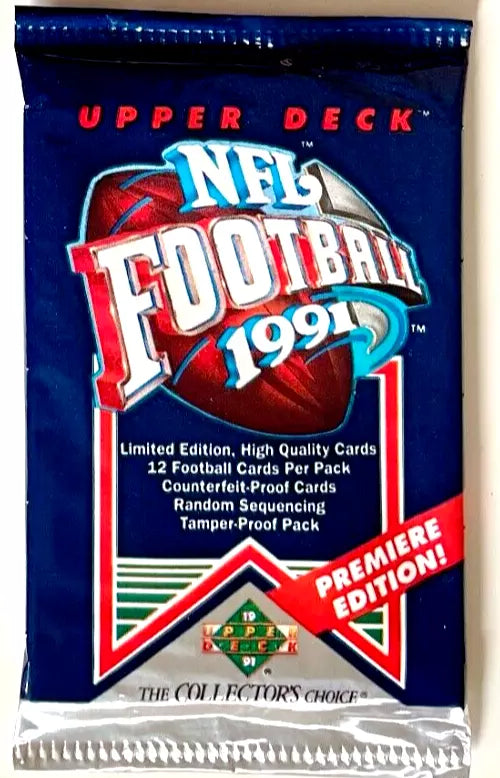 1991 Upper Deck FOOTBALL Premiere Edition