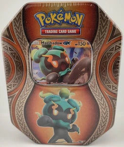 Pokemon Marshadow GX Mysterious Powers Collector Tin Pack
