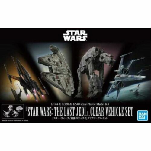 Bandai 1/144 & 1/350 & 1/540 [STAR WARS: THE LAST JEDI] CLEAR VEHICLE SET