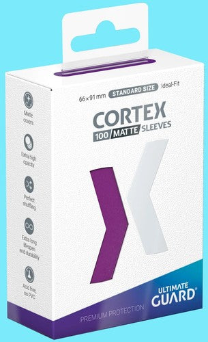 100 ULTIMATE GUARD CORTEX PURPLE MATTE STANDARD SIZE Card SLEEVES Deck Protector
