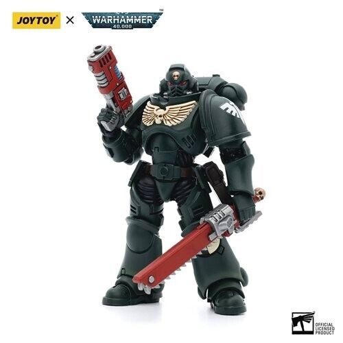 JOY TOY Warhammer 40,000 40K Dark Angels Assault Intercessors Sergeant Caslan