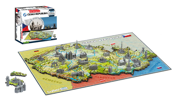 4D Cityscape: Czech Republic (875 Pieces)