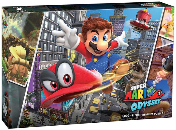 Jigsaw Puzzle Super Mario 19 Inch by 27 Inch Puzzle 1000 Piece - Super Mario Odyssey Snapshots