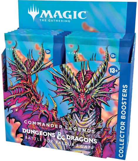 Magic the Gathering: Dungeons & Dragons: Battle for Baldurs Gate: Commander Legends COLLECTOR BOOSTER BOX