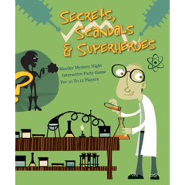 Secrets, Scandals & Superheroes Murder Mystery